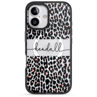 Personalised Cursive Leopard Spots
