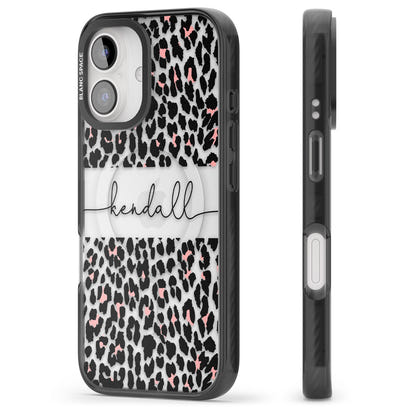 Personalised Cursive Leopard Spots