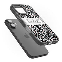 Personalised Cursive Leopard Spots