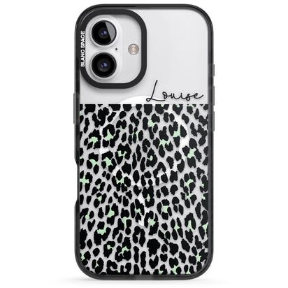 Personalised Seafoam Leopard