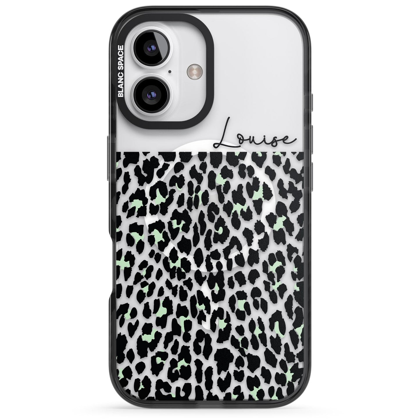 Personalised Seafoam Leopard