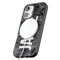 Personalised Black Camo Name Vertical