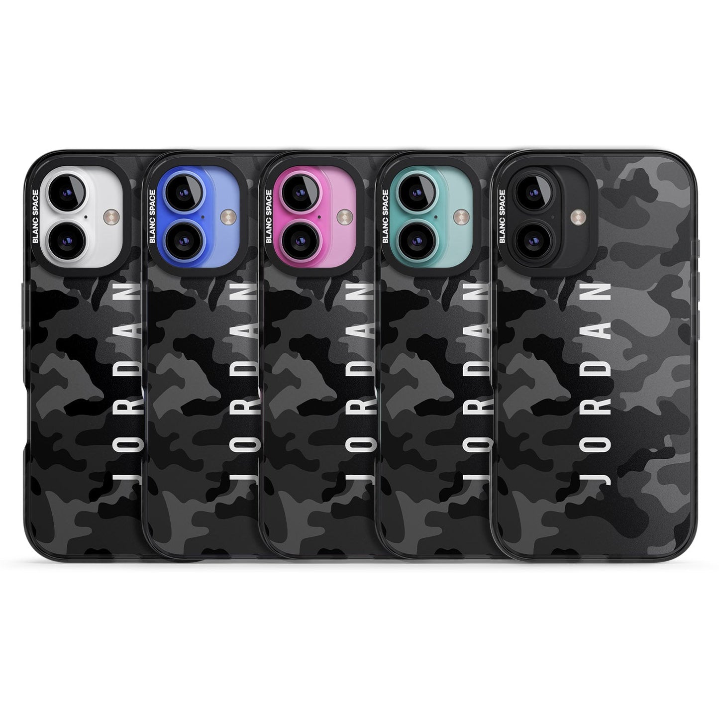 Personalised Black Camouflage Name