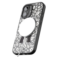 Initiale en gras personnalisée et florale