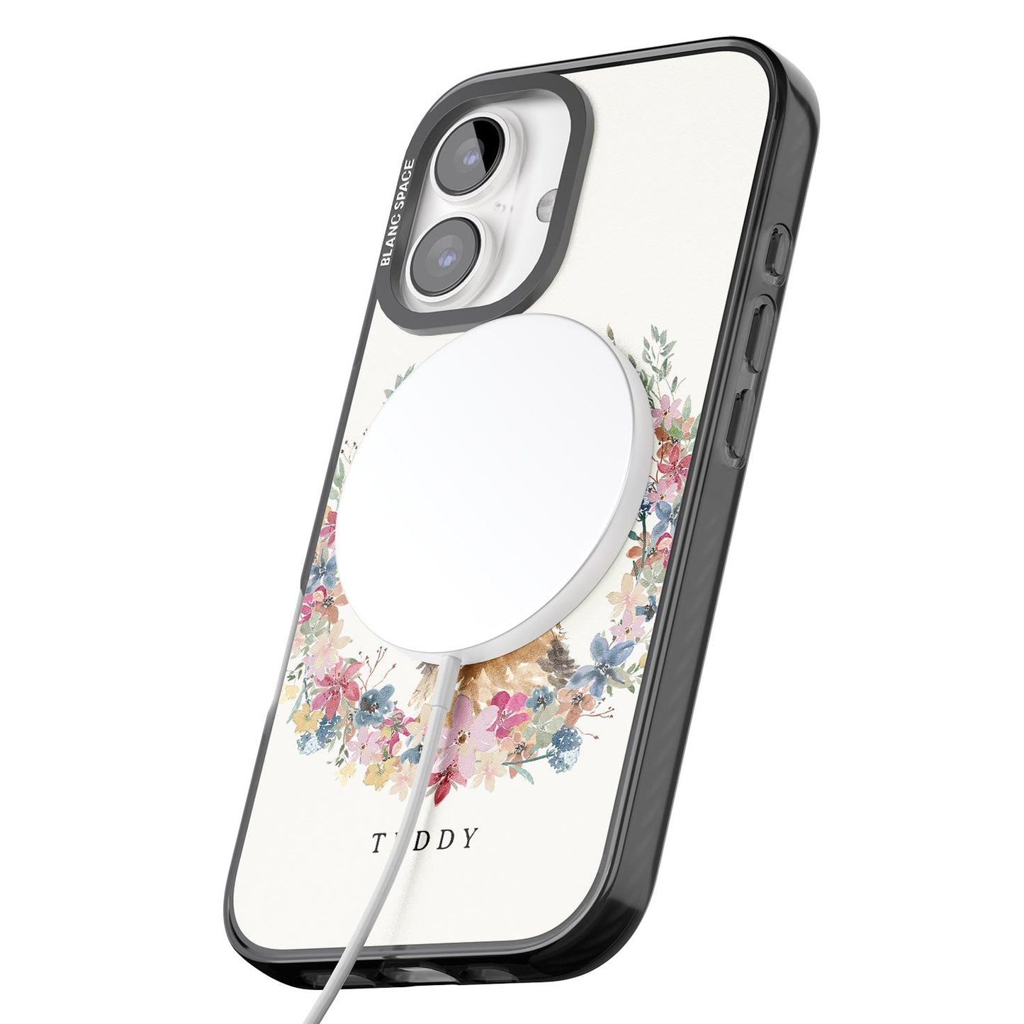 Personalised Yorkshire Terrier Floral Portrait