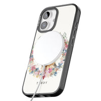 Personalised Yorkshire Terrier Floral Portrait