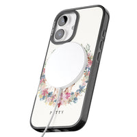 Personalised Cocker Spaniel Floral Portrait