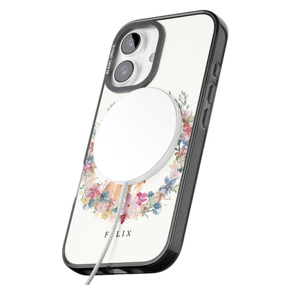 Personalised Chihuahua Floral Portrait