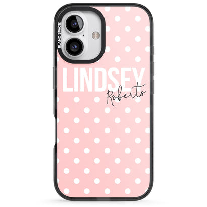 Personalised Pink Polka