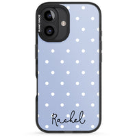 Personalised Simple Light Blue Dots
