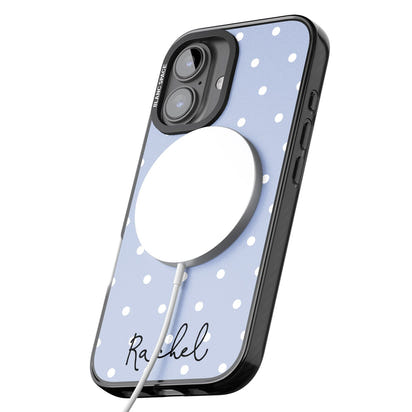 Personalised Simple Light Blue Dots