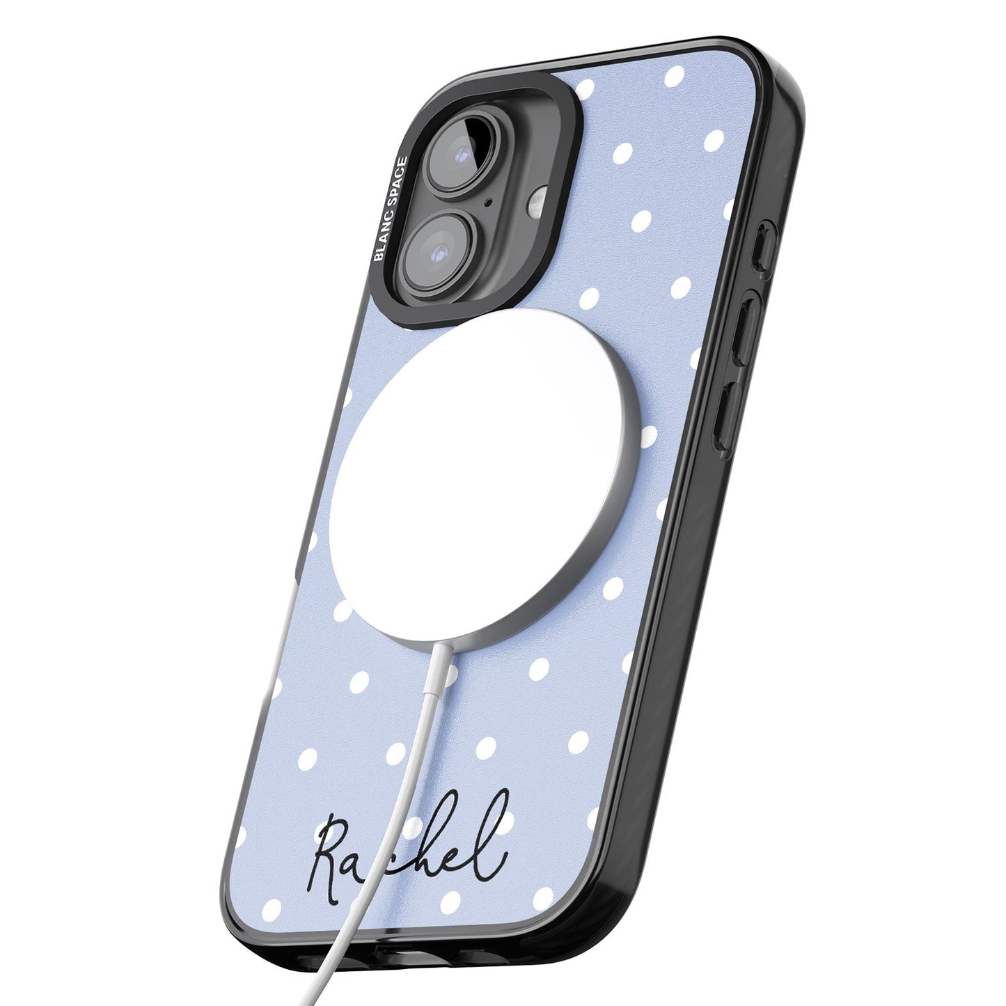 Personalised Simple Light Blue Dots