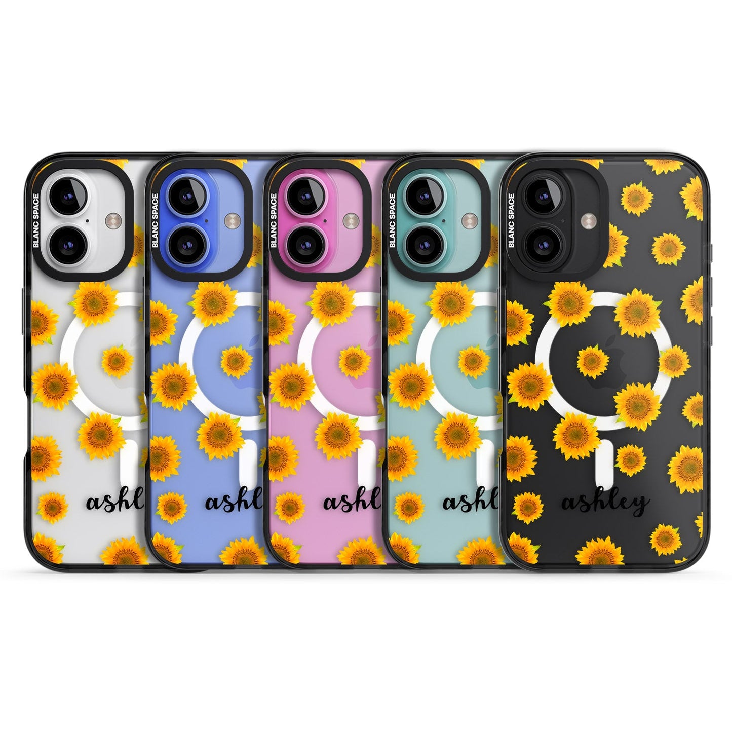 Personalised Sunflowers & Cursive