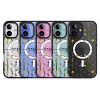 Chaîne de fleurs sauvages personnalisée