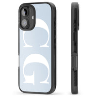 Personalised White & Blue Green Letters