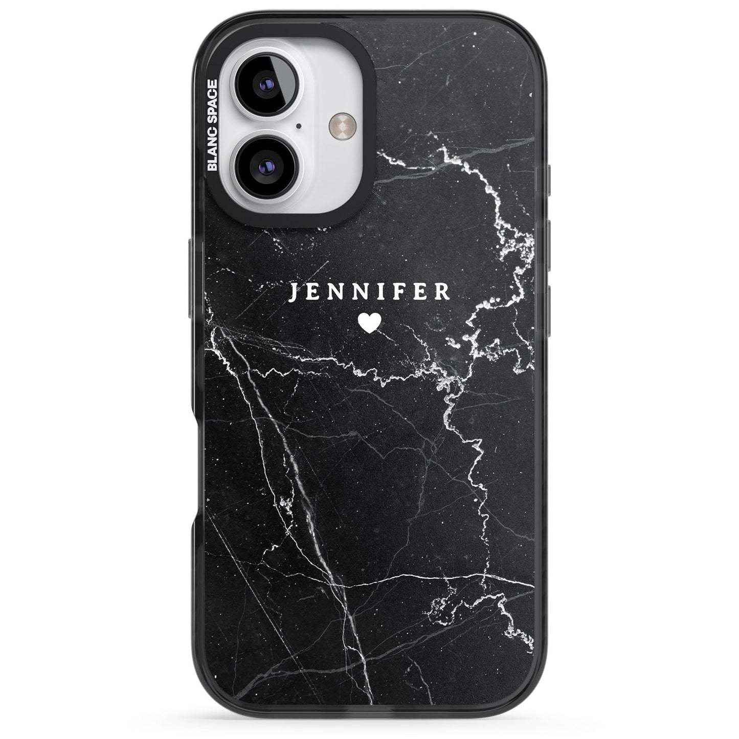 Personalised Black Marble
