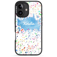 Personalised Rainbow Splatter Name