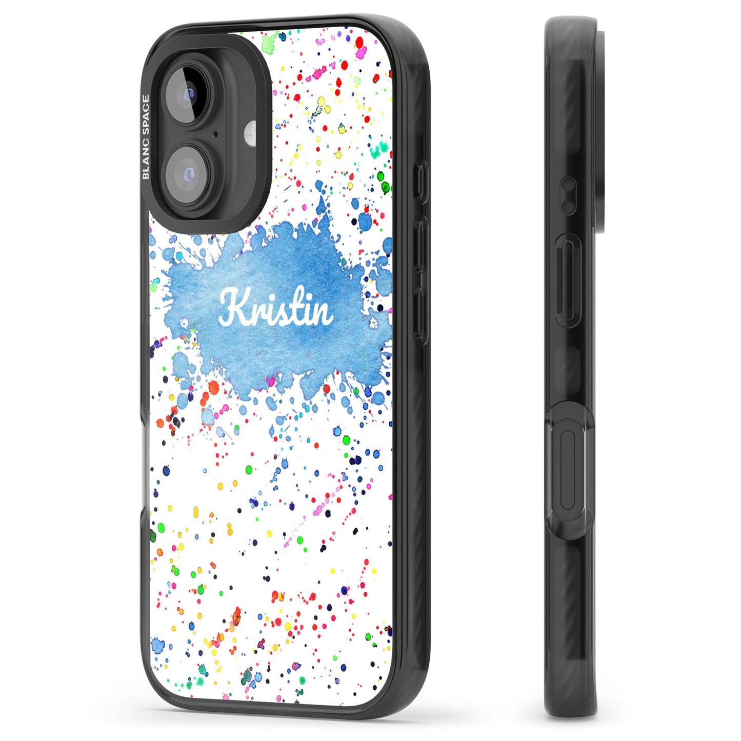 Personalised Rainbow Splatter Name