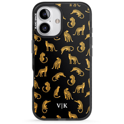 Personalised Gold Cheetah Pattern