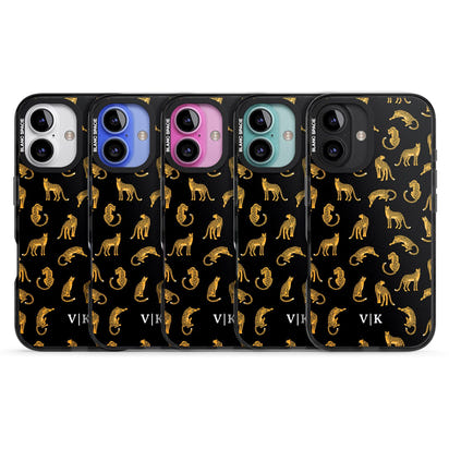 Personalised Gold Cheetah Pattern
