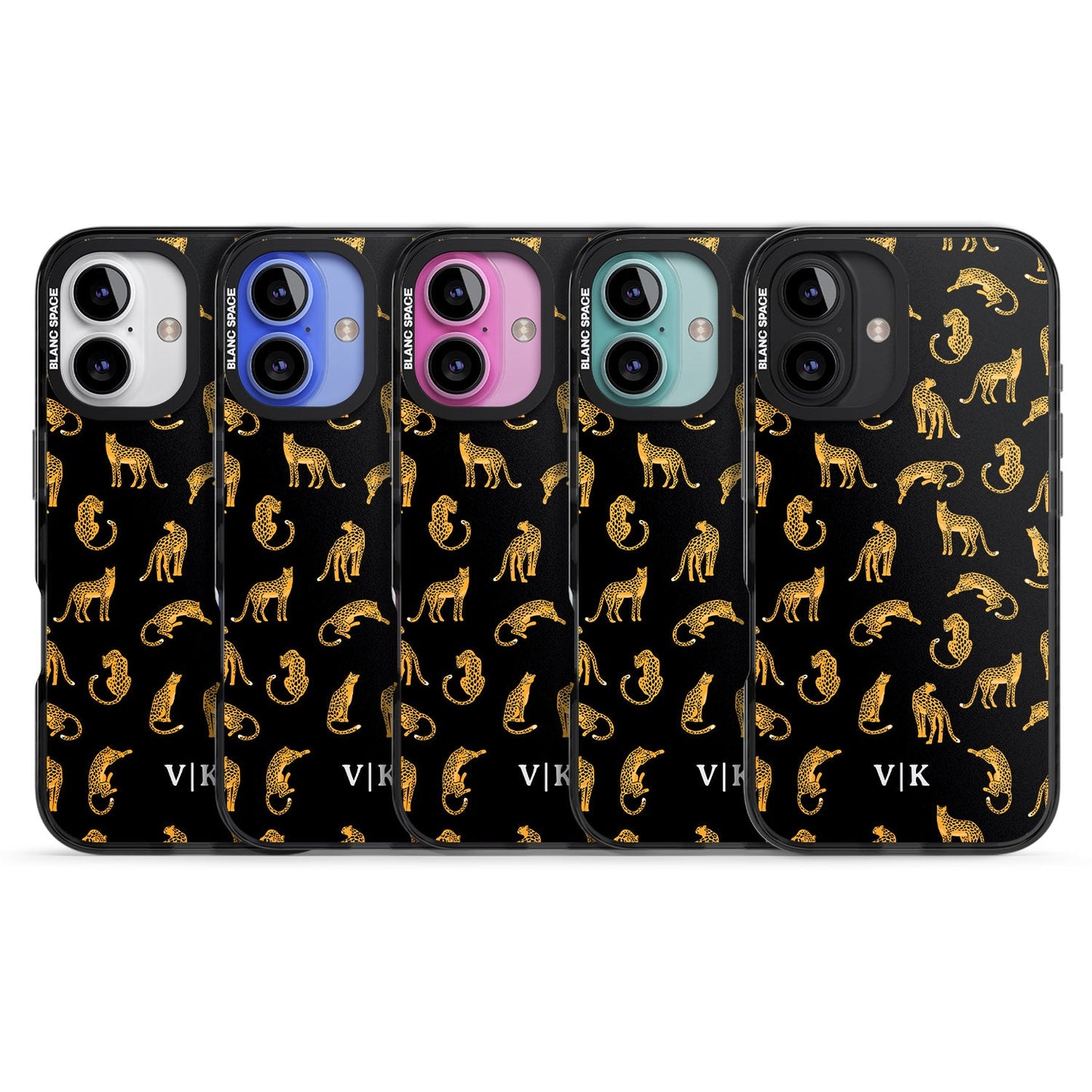 Personalised Gold Cheetah Pattern