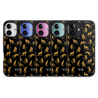 Personalised Gold Cheetah Pattern