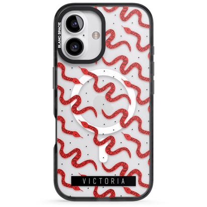 Personalised Red Snake Pattern