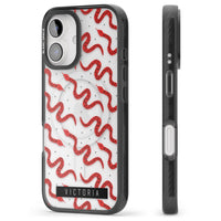 Personalised Red Snake Pattern