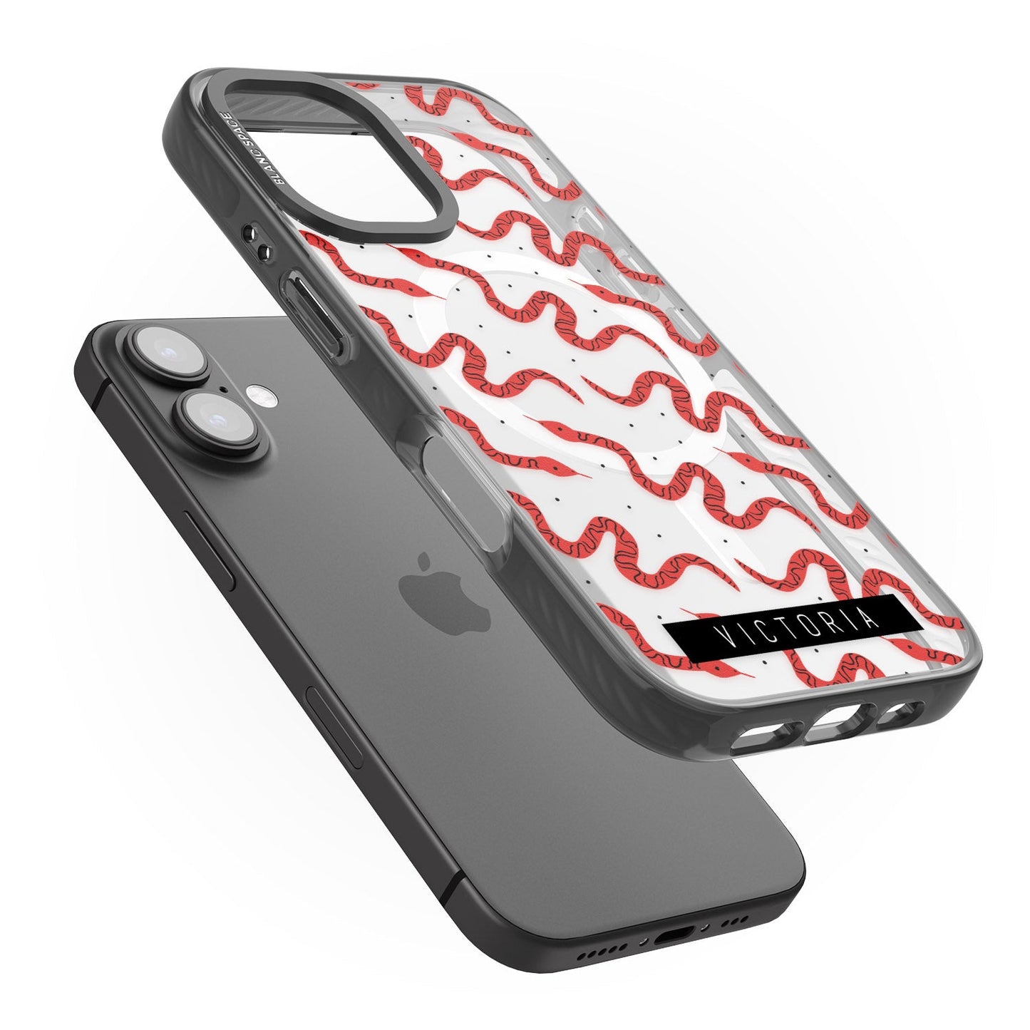 Personalised Red Snake Pattern