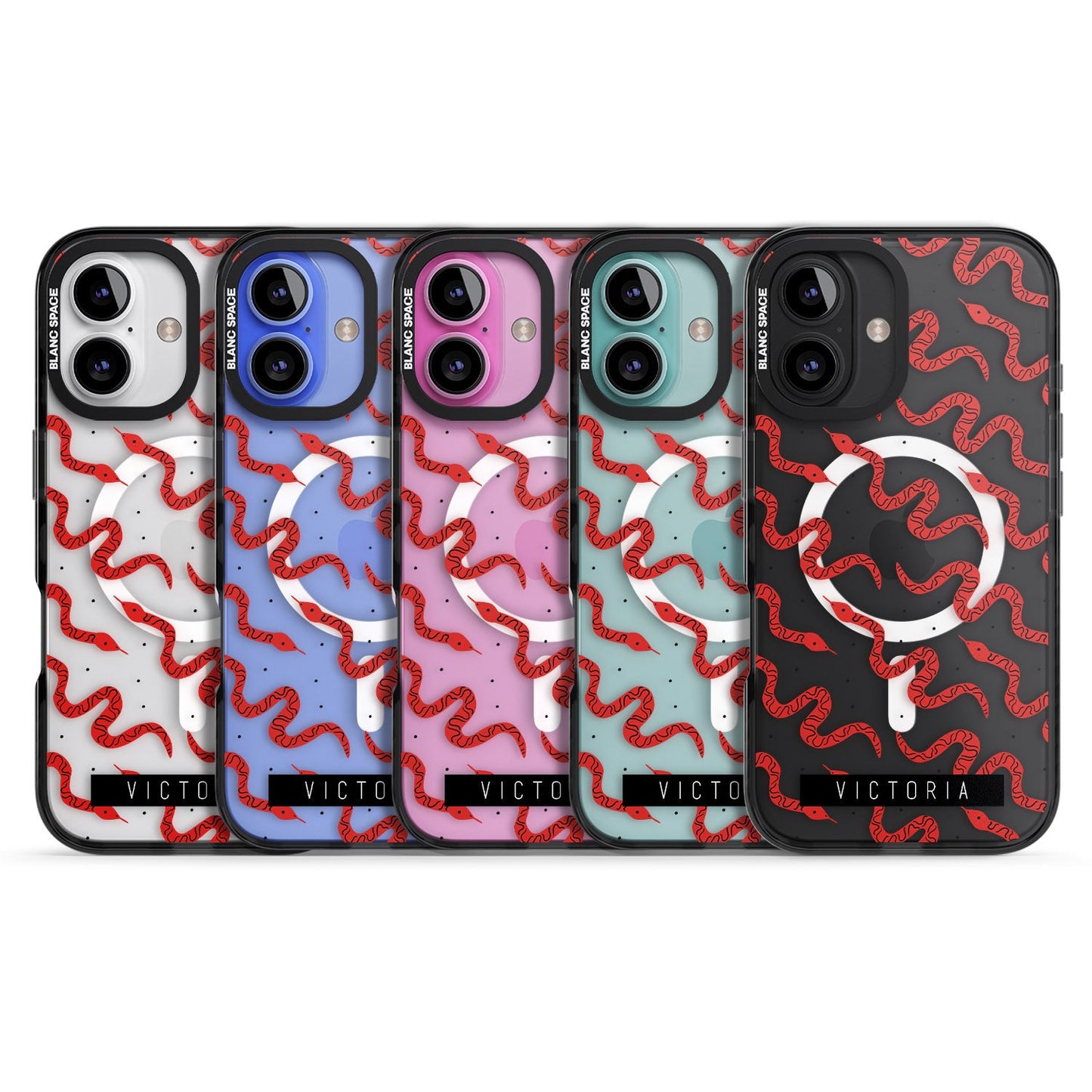 Personalised Red Snake Pattern