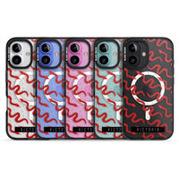 Personalised Red Snake Pattern