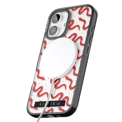 Personalised Red Snake Pattern