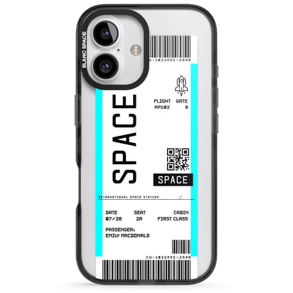 Personalised Space Travel Ticket