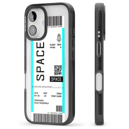 Personalised Space Travel Ticket