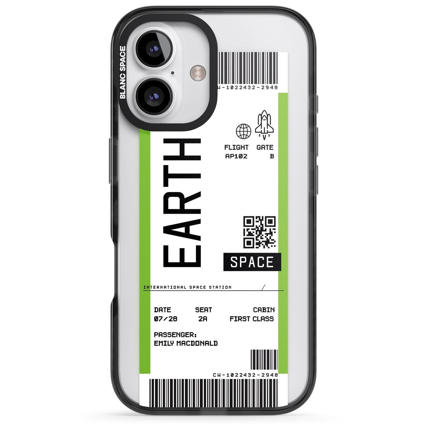 Personalised Earth Travel Ticket