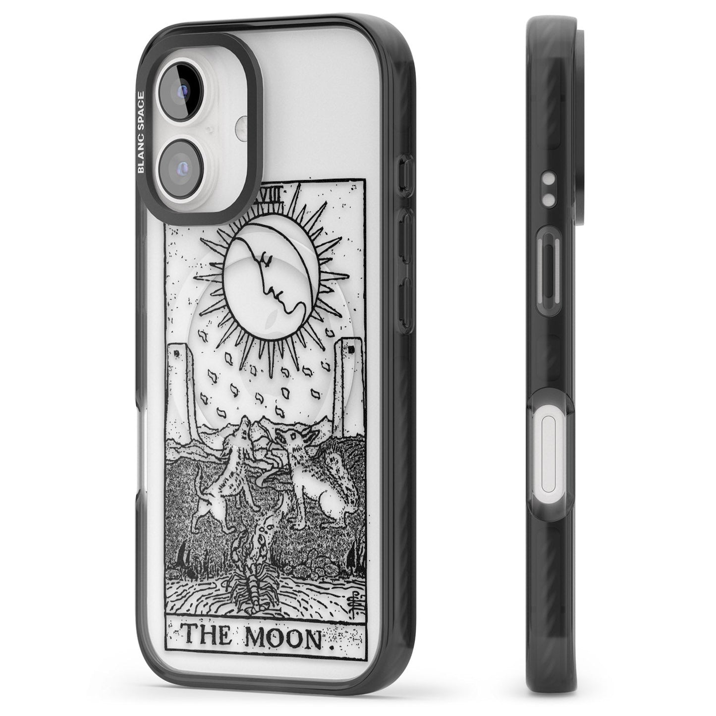 Personalised The Moon Tarot Card (Clear)