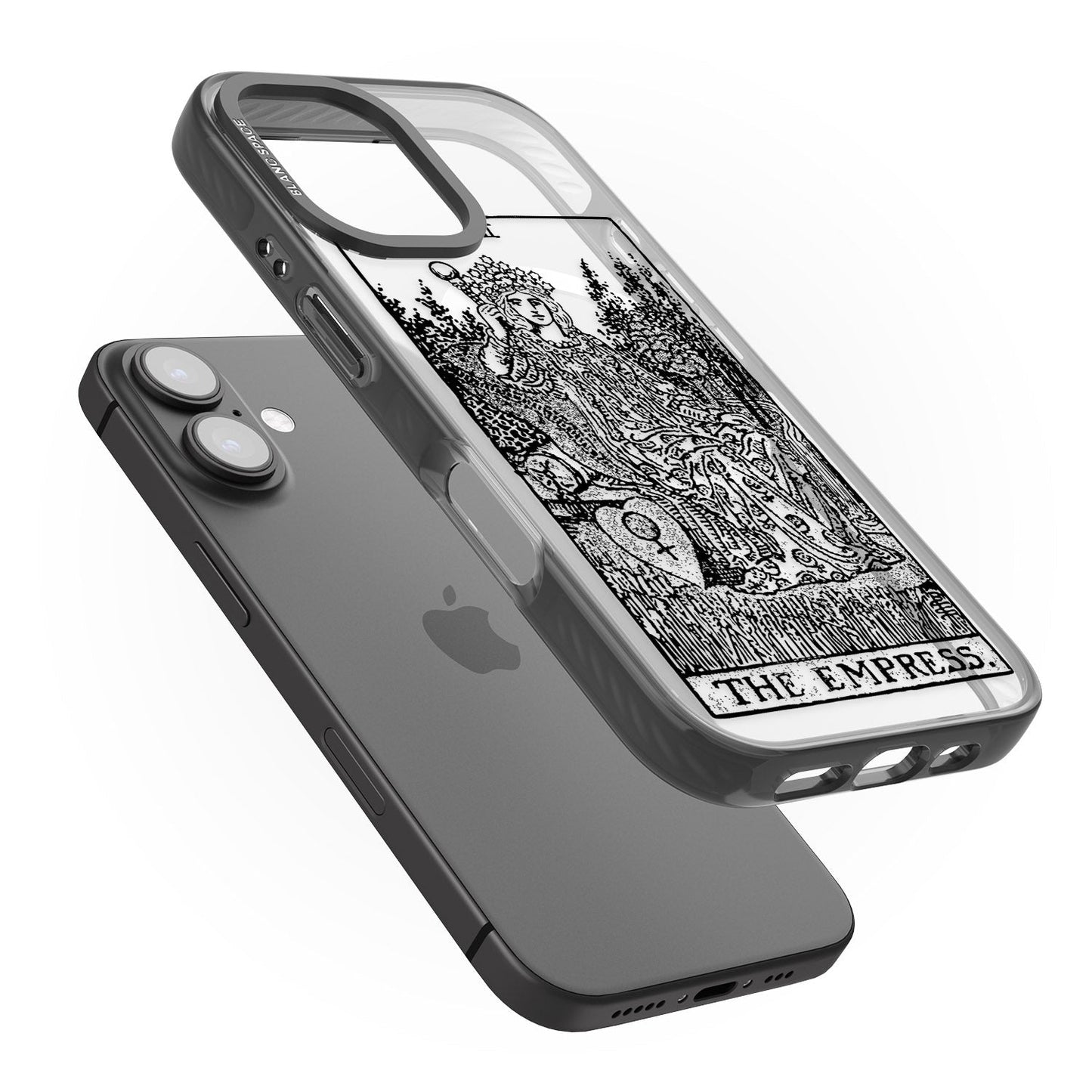 Personalisierte Tarotkarte „Die Kaiserin“ (Transparent)