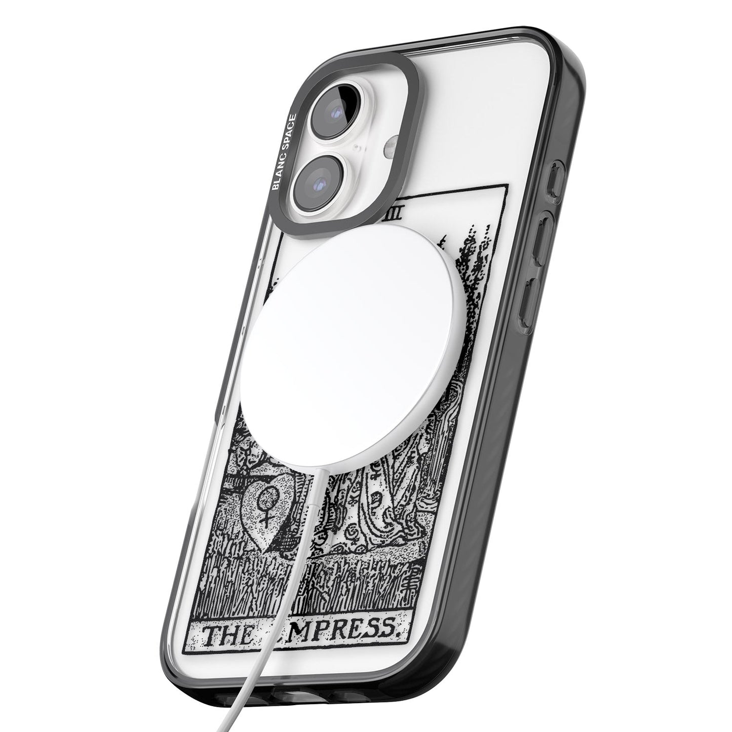 Personalisierte Tarotkarte „Die Kaiserin“ (Transparent)