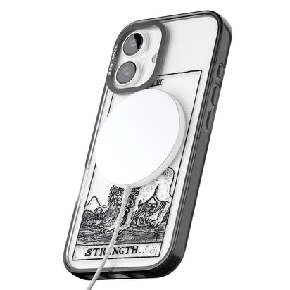 Personalisierte Stärke-Tarotkarte (Transparent)