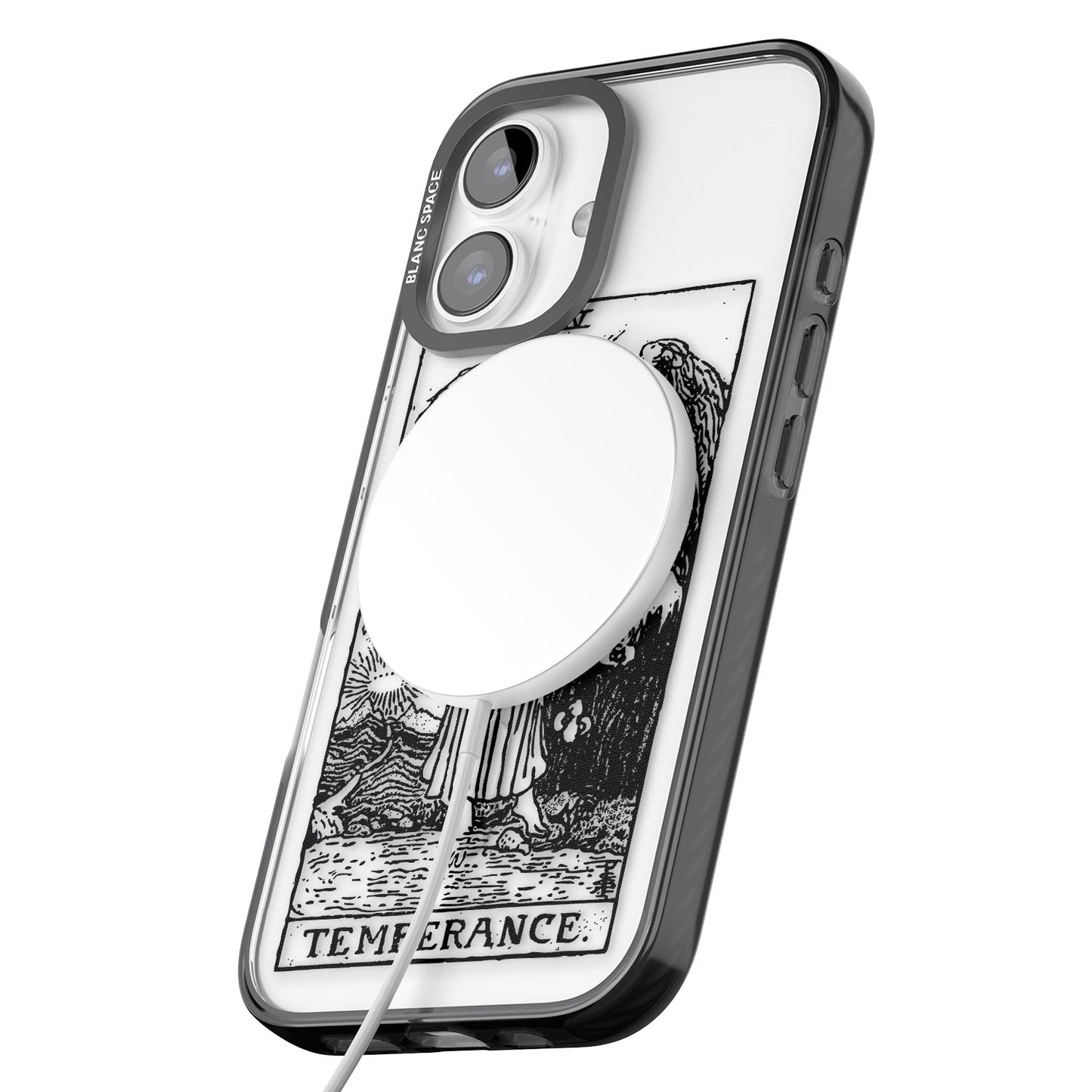 Personalisierte Temperanz-Tarotkarte (Transparent)