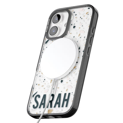 Personalised Terrazzo Blue, Pink, Brown