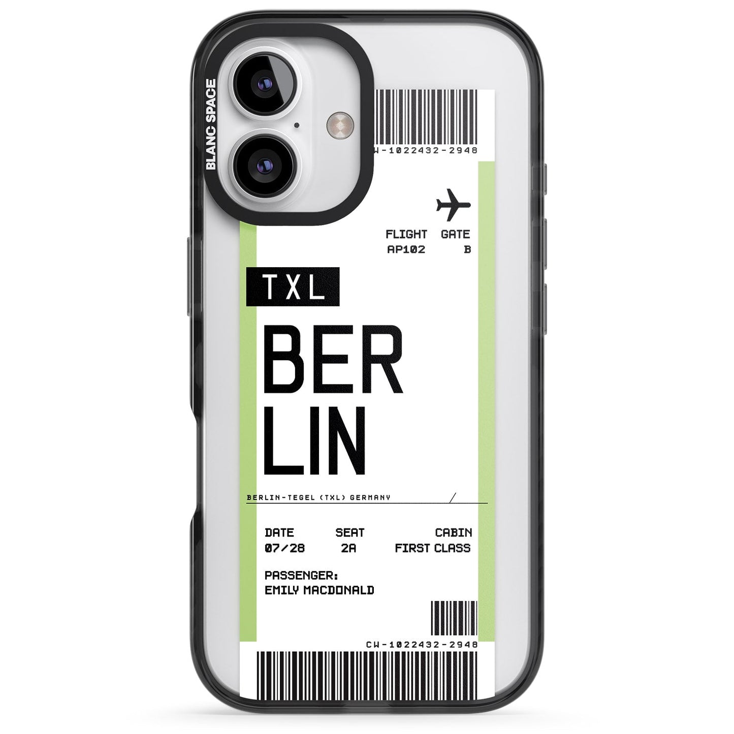 Personalised Berlin Boarding Pass
