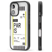 Personalised Paris Boarding Pass