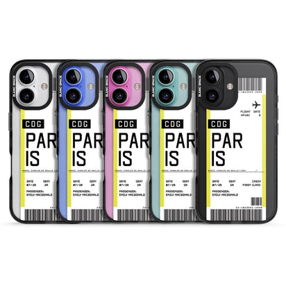 Personalised Paris Boarding Pass