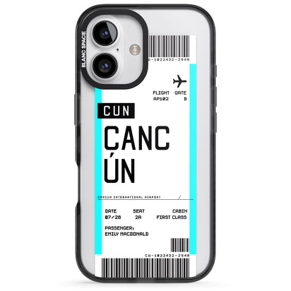 Personalised Cancún Boarding Pass