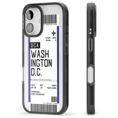 Personalised Washington D.C. Boarding Pass