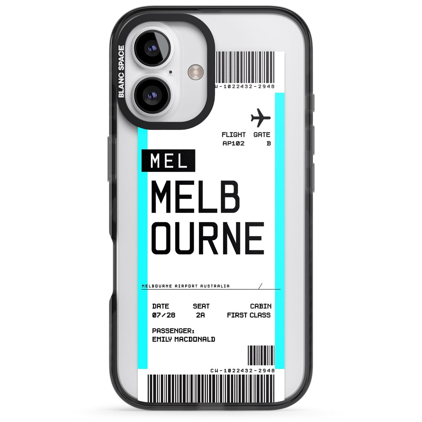 Personalised Melbourne Boarding Pass