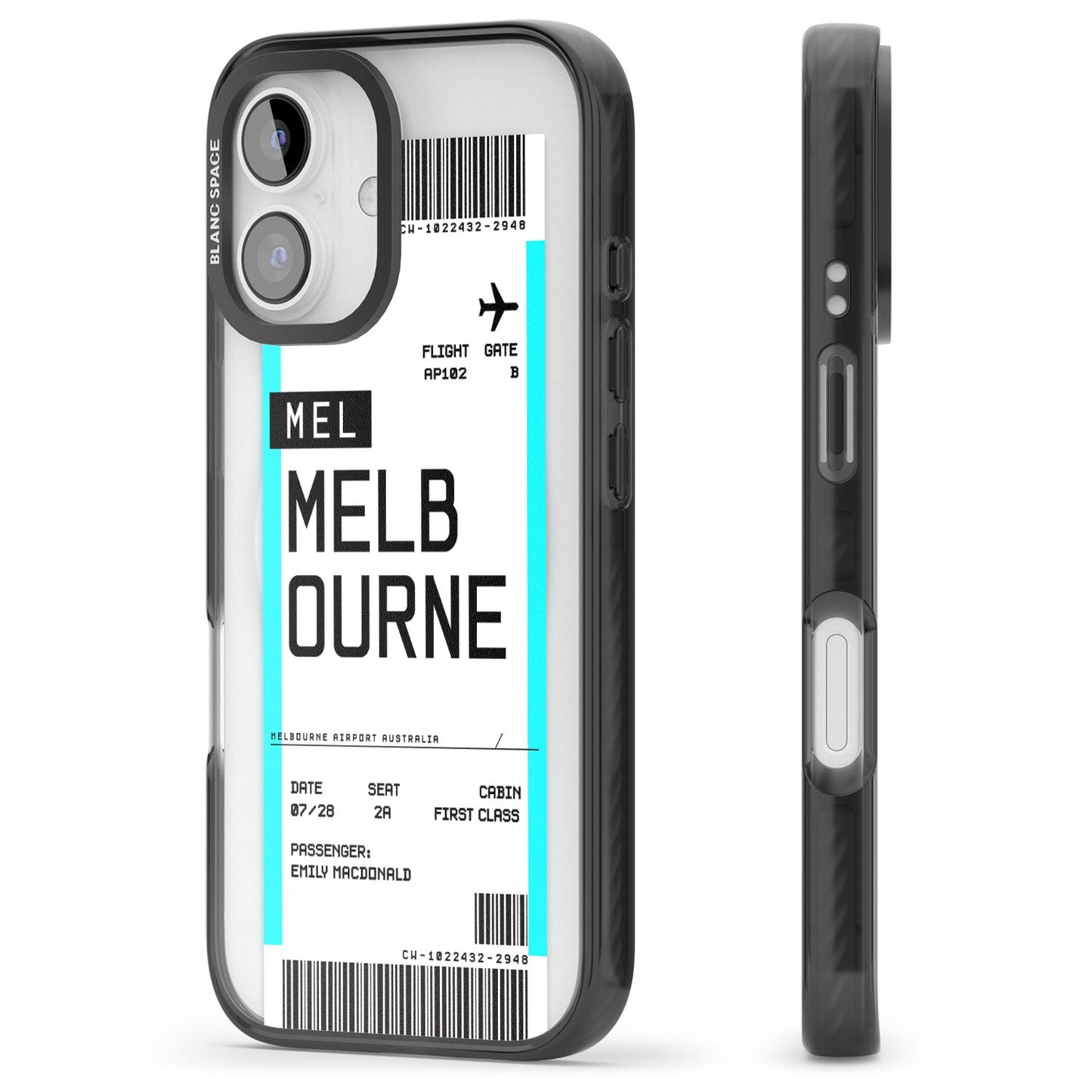 Personalised Melbourne Boarding Pass