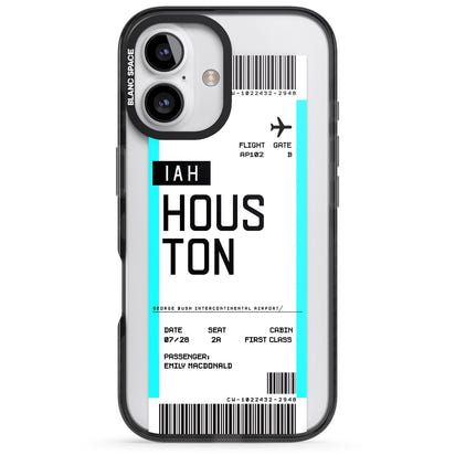 Personalised Houston Boarding Pass