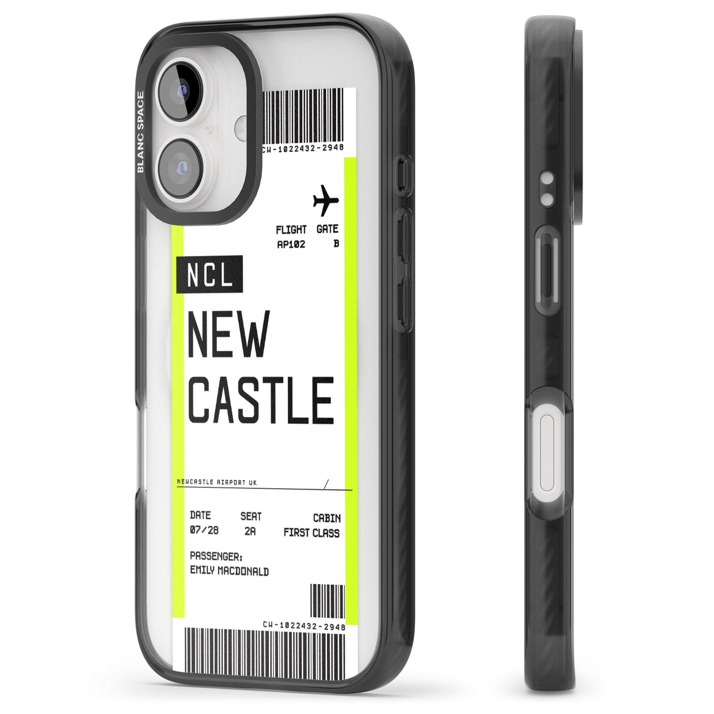 Personalised Newcastle Boarding Pass